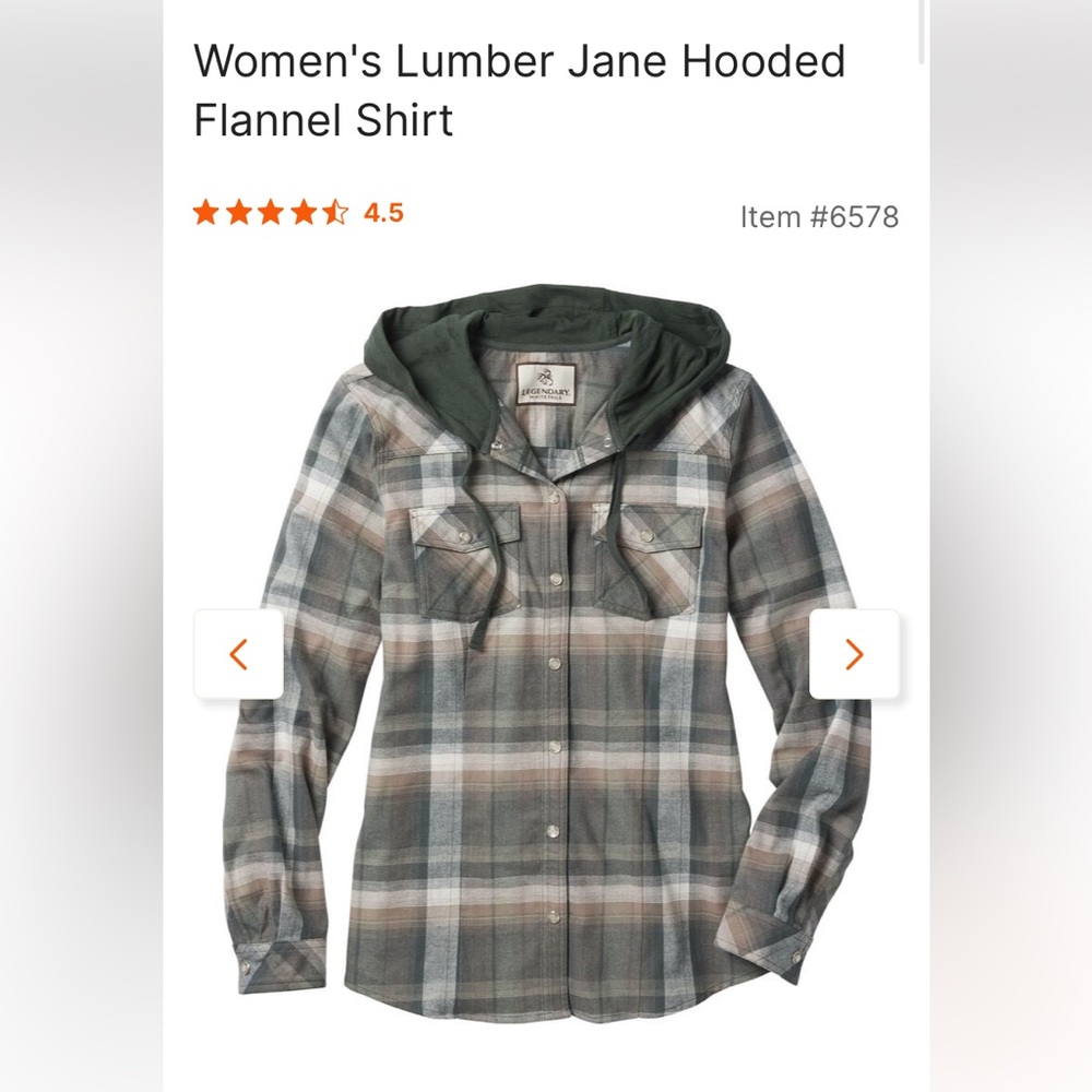 Legendary Whitetails Flannel Hoodie